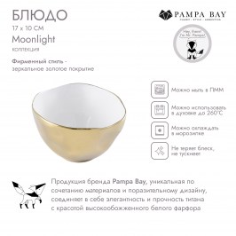 Блюдо 17 х 10 Moonlight MON2599WG